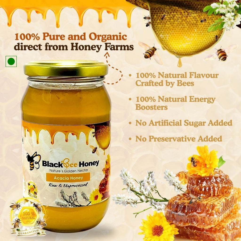 Black Bee Honey – Acacia Honey | Raw & Unprocessed