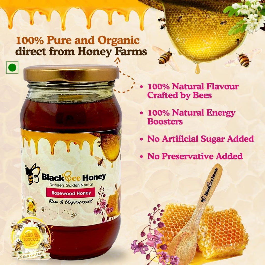 Black Bee Honey – Rosewood Honey | Raw & Unprocessed