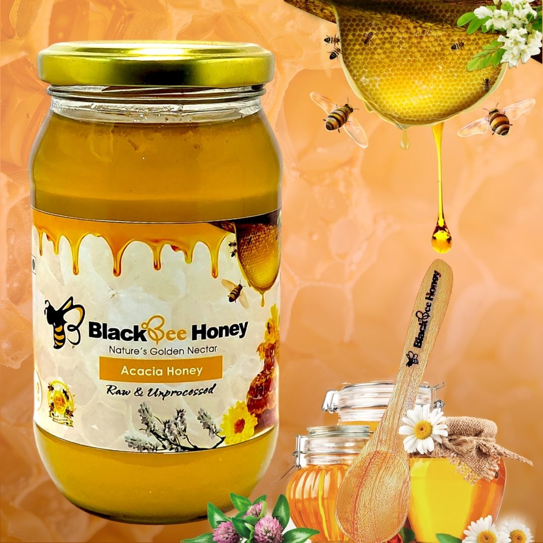 Black Bee Honey – Acacia Honey | Raw & Unprocessed